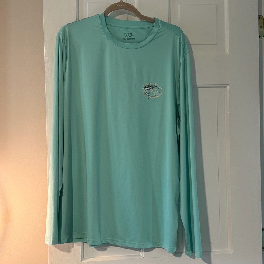 Ocean + Coast Men’s Size XL Long Sleeve Fishing/Performance Shirt